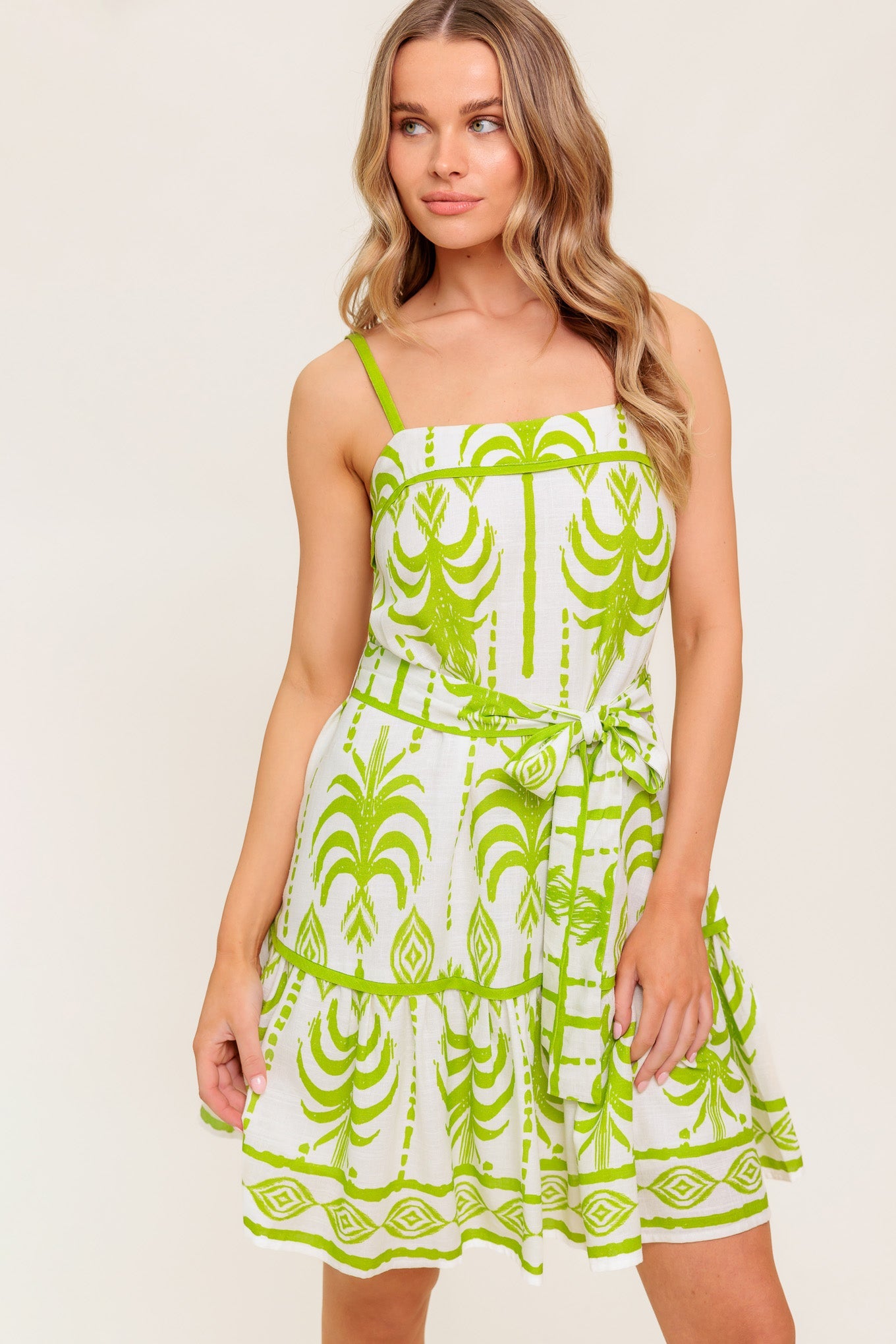 tania linen dress Tania Linen Half Placket Long Dress with Pockets