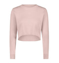 Crop Sweater Spring Knit- Baby Pink
