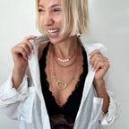 Love Open Heart Long Chain Necklace