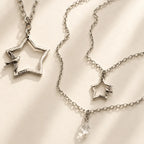 Peace & Love Star and Bird Original Lite Necklace