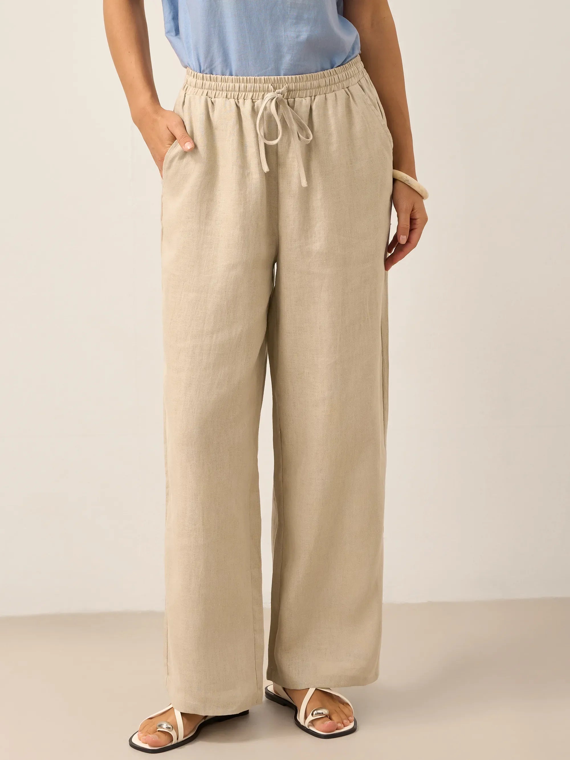 100% Linen Classic Pants LYON