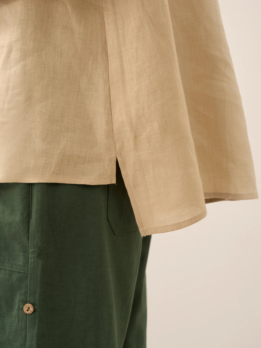 100% Linen Dress Shirt JOANNA