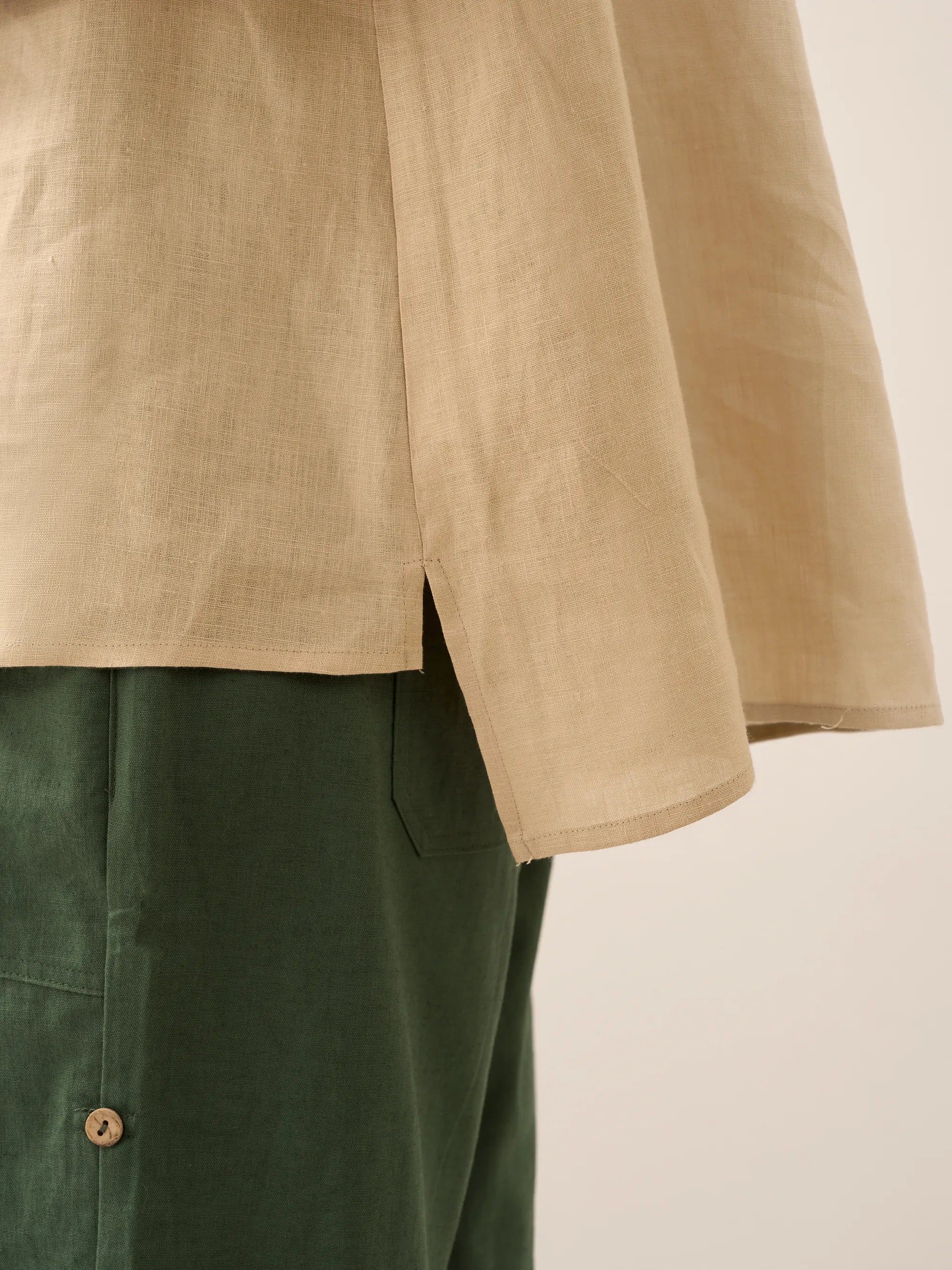 100% Linen Dress Shirt JOANNA