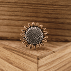 Have Faith Sunflower Inspire Adjustable Ring
