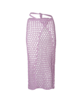 Alessia Lilac Long Crochet Skirt