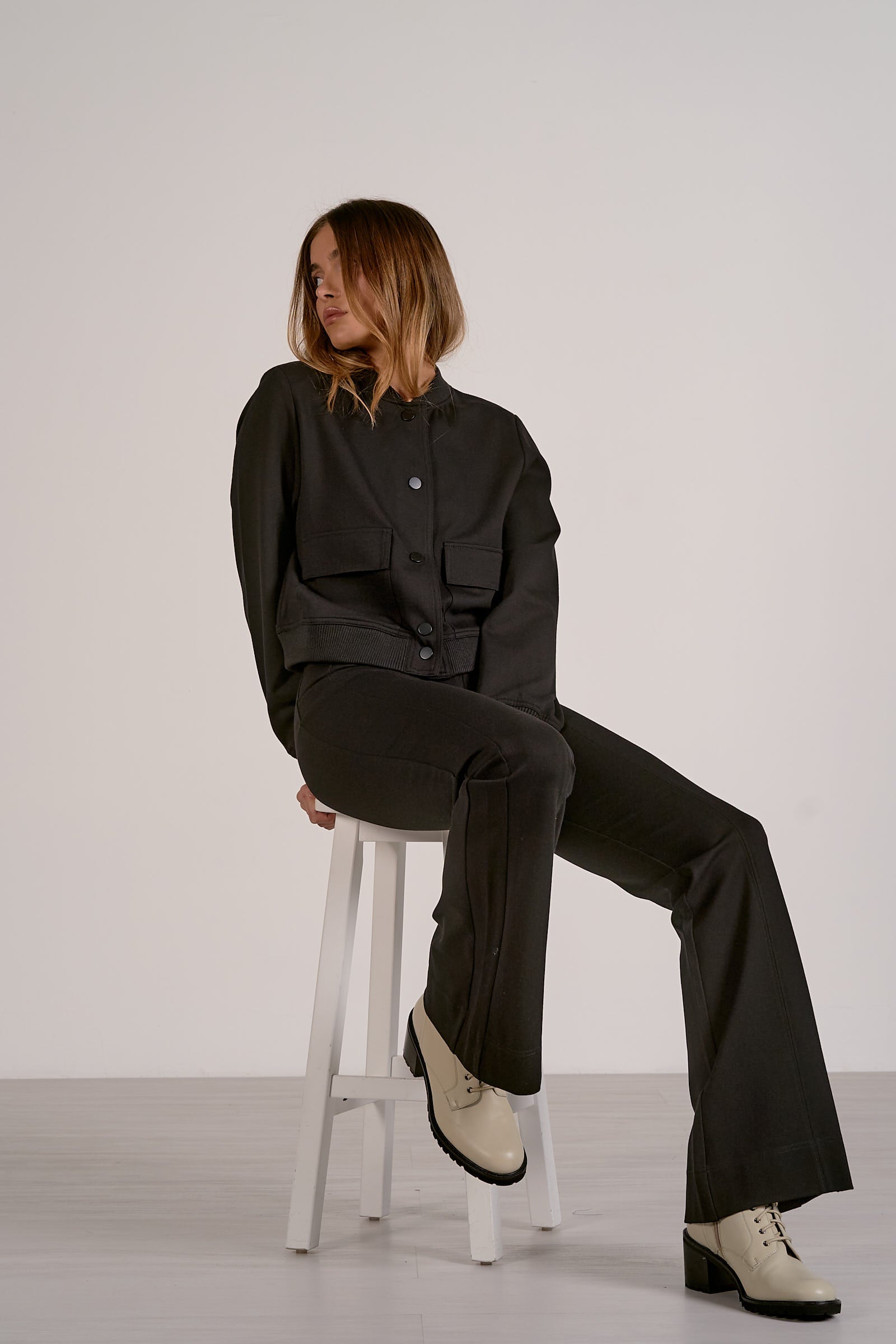 Simone Bomber Black