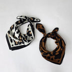 Sylvie Leopard Square Scarf