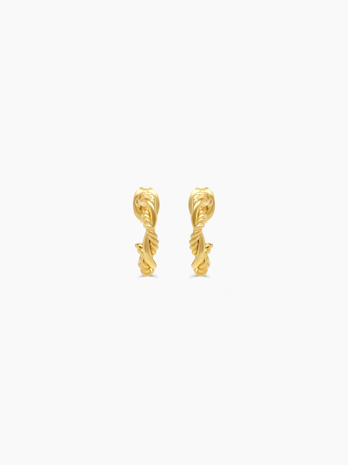 Braided Mini Hoops