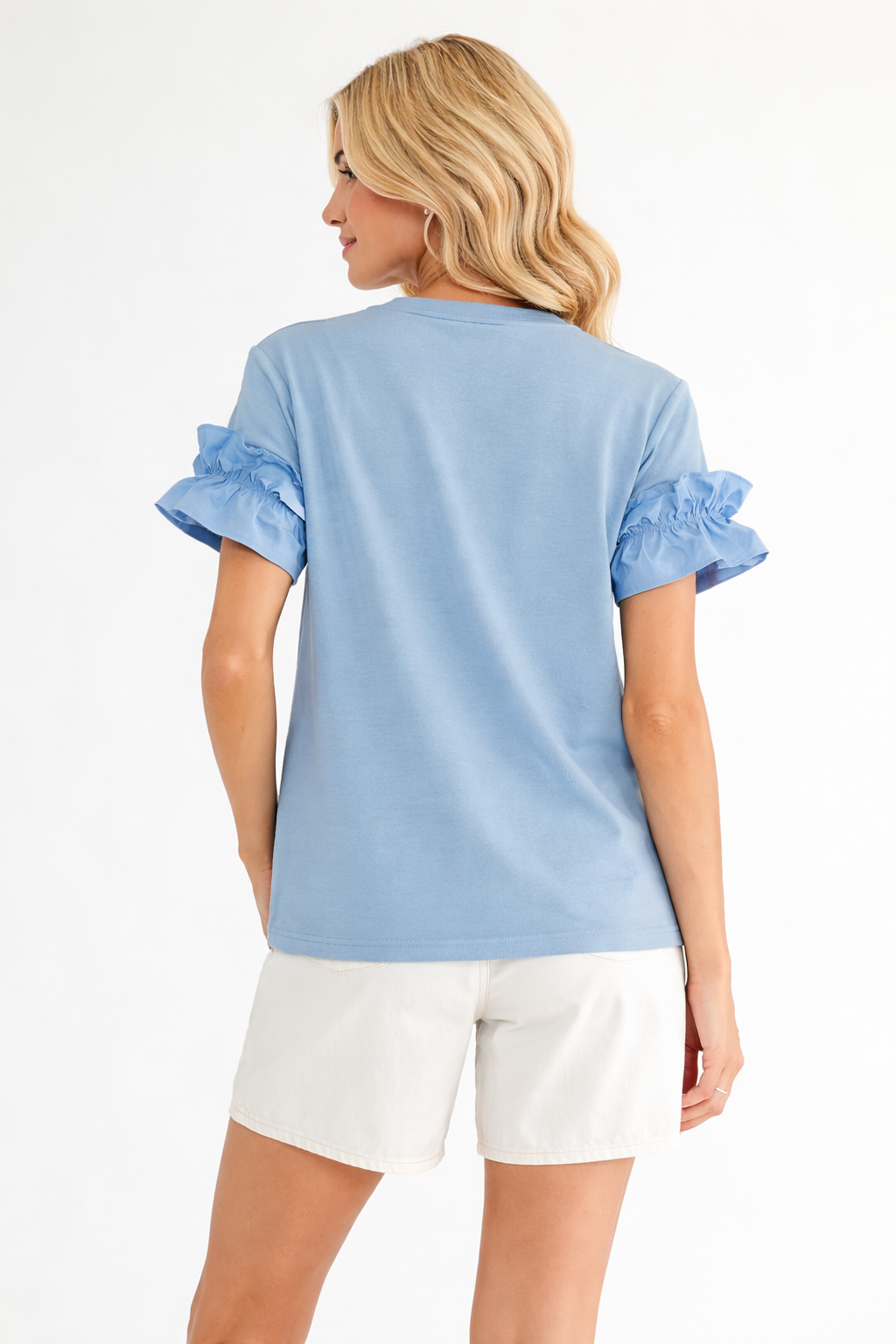 Kellie Cotton Knit Top with Studs