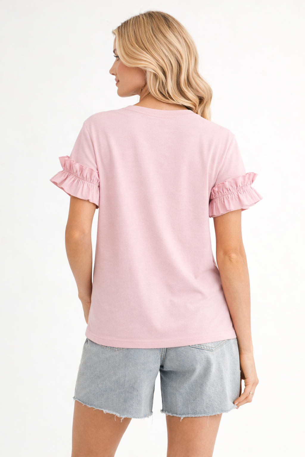 Kellie Cotton Knit Top with Studs