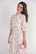 Daliah Dress- Pink Cotton Floral