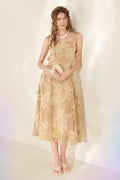 Sandy Bloom Floral Midi Dress
