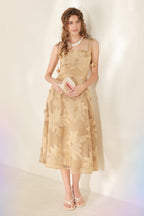 Sandy Bloom Floral Midi Dress