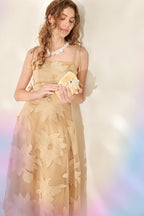 Sandy Bloom Floral Midi Dress