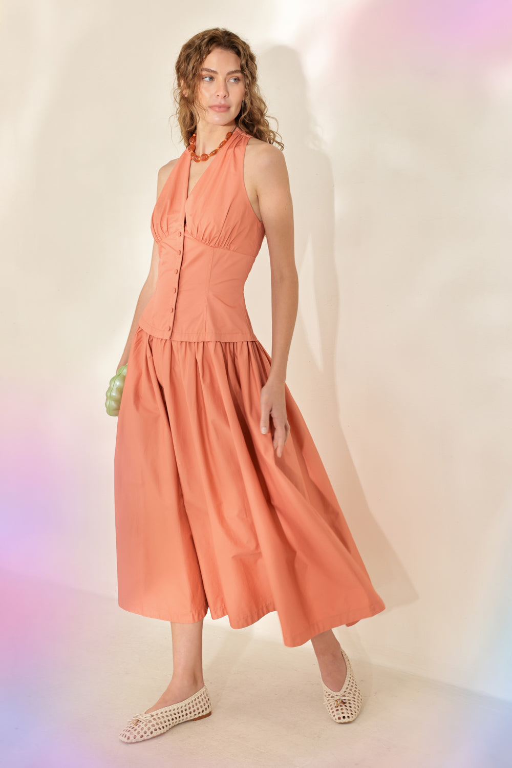Sunset Muse Midi Dress
