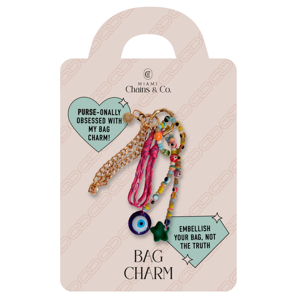 Crème Knot Bag Charm