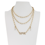 Love Long Chain Necklace