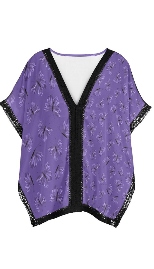 Vicky Lace Shirt Cover Up in Chrysalis