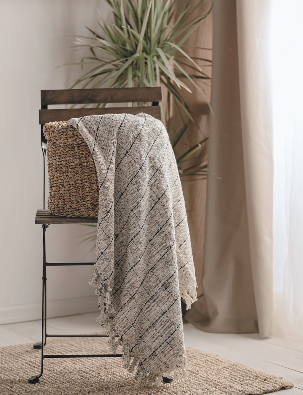 Cozy Organic Cotton Throw