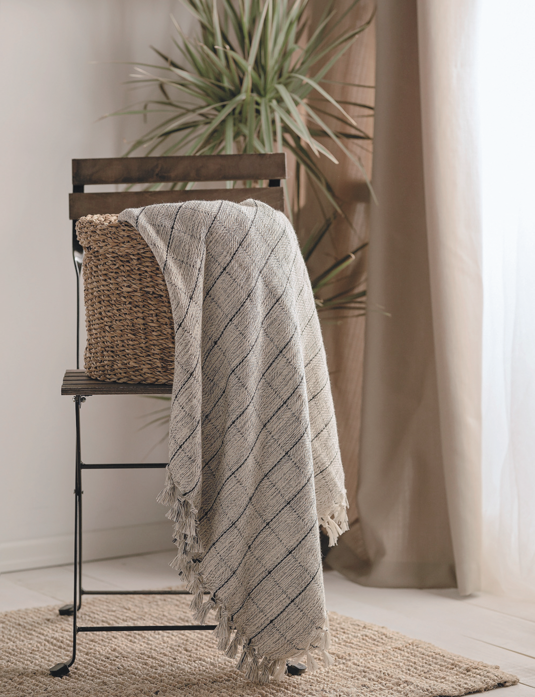 Cozy Organic Cotton Throw