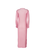 Antonia Ruffled Fuchsia Cover Up Dress