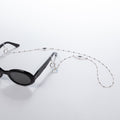 Black Onyx Eye Silver Glasses Chain
