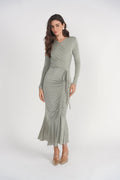 Valerie Midi Dress- Seafoam