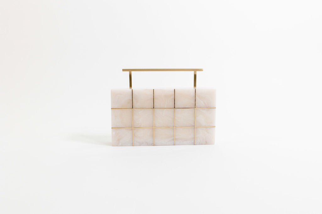Pearl Crystalline Clutch