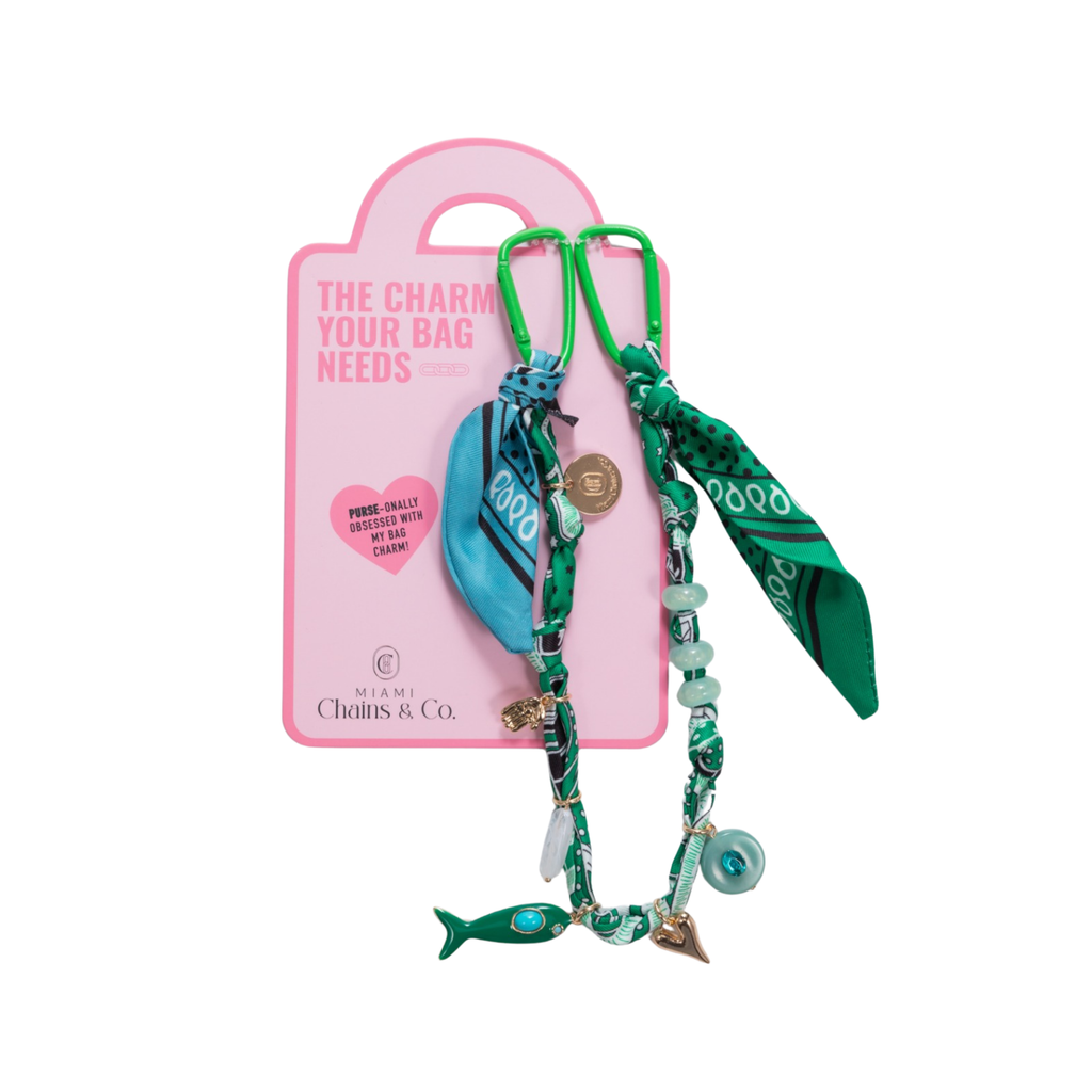 At the Reef’ Silk Bag Charm