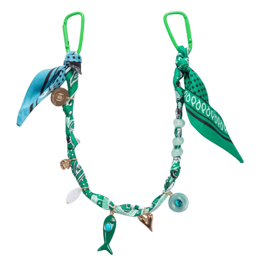At the Reef’ Silk Bag Charm