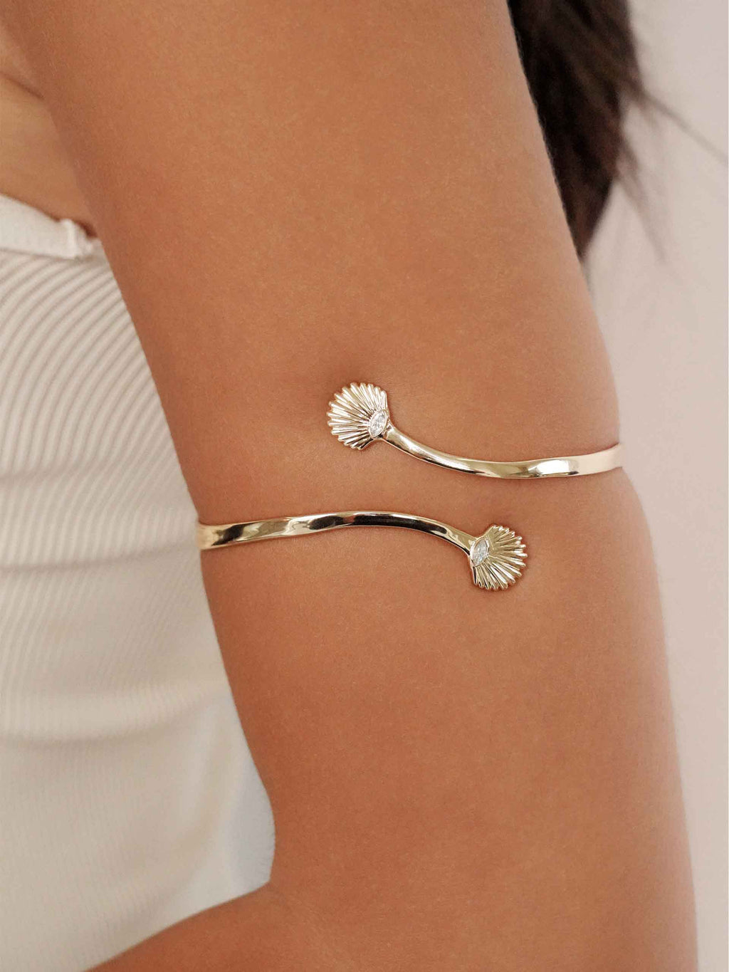 Santorini Shell Arm Cuff