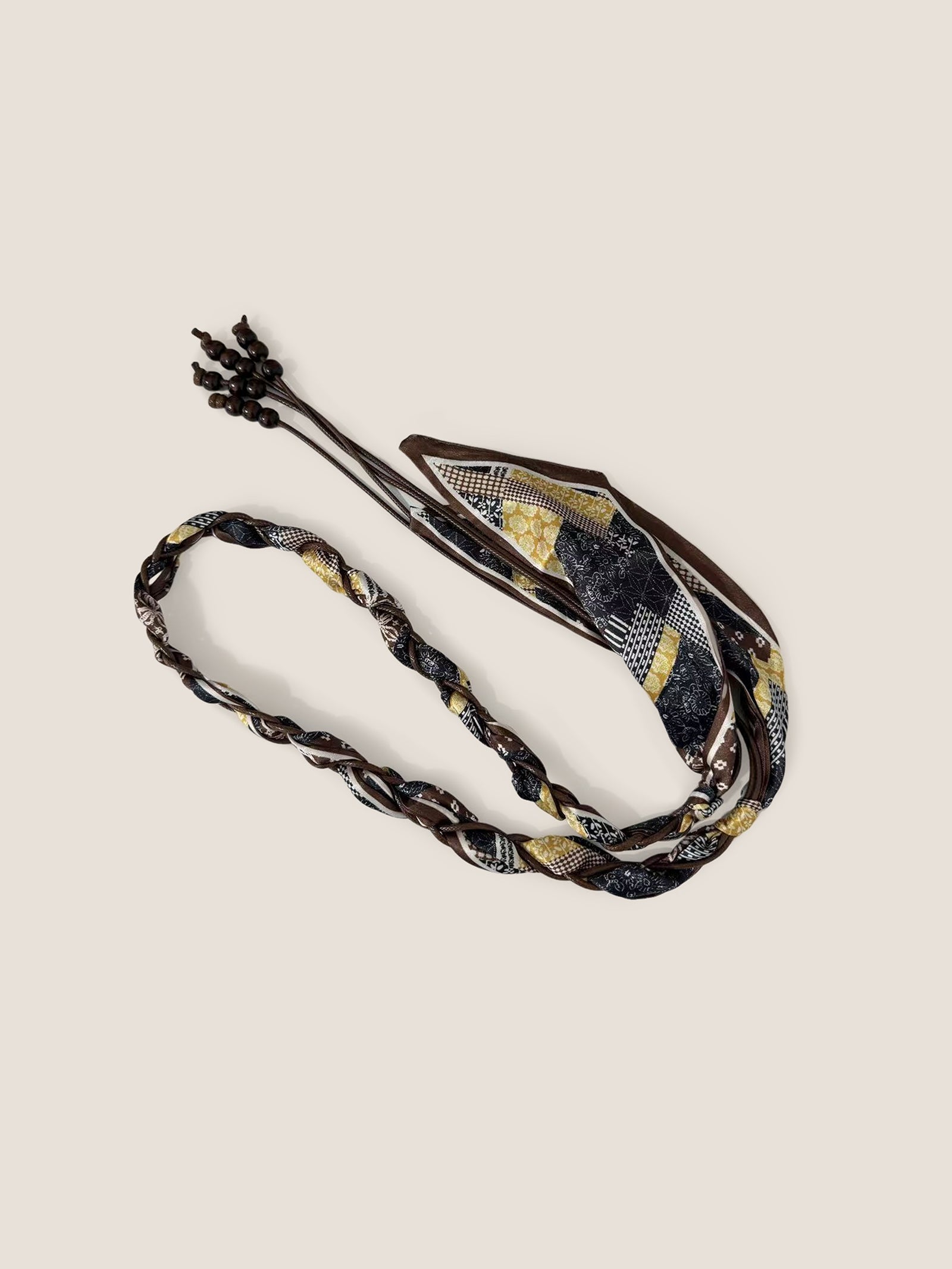 Bohemian Multi-Functional Woven Scarf Belt With Ethnic Prints