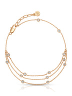 Fine Details Crystal Anklet