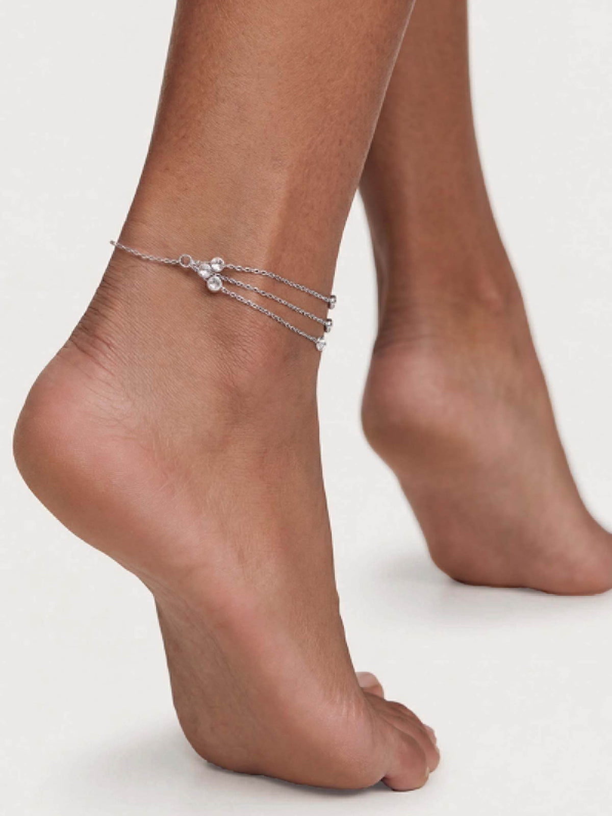 Fine Details Crystal Anklet