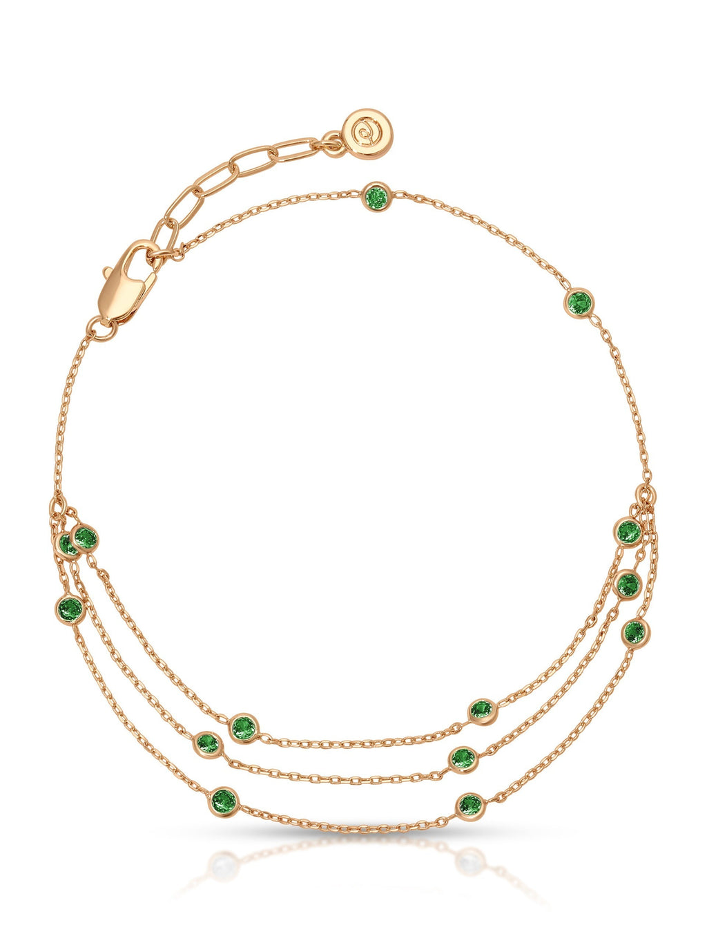 Fine Details Crystal Anklet