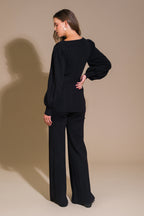 SMILE WHEN YOUR SAD SWEATER TOP AND PANT SET