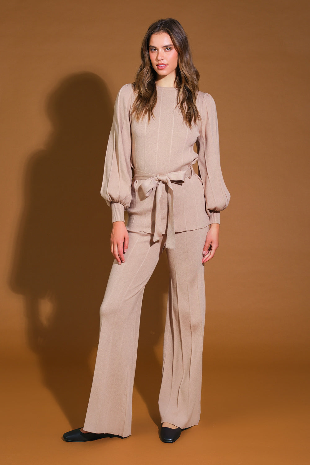 SMILE WHEN YOUR SAD SWEATER TOP AND PANT SET