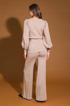 SMILE WHEN YOUR SAD SWEATER TOP AND PANT SET