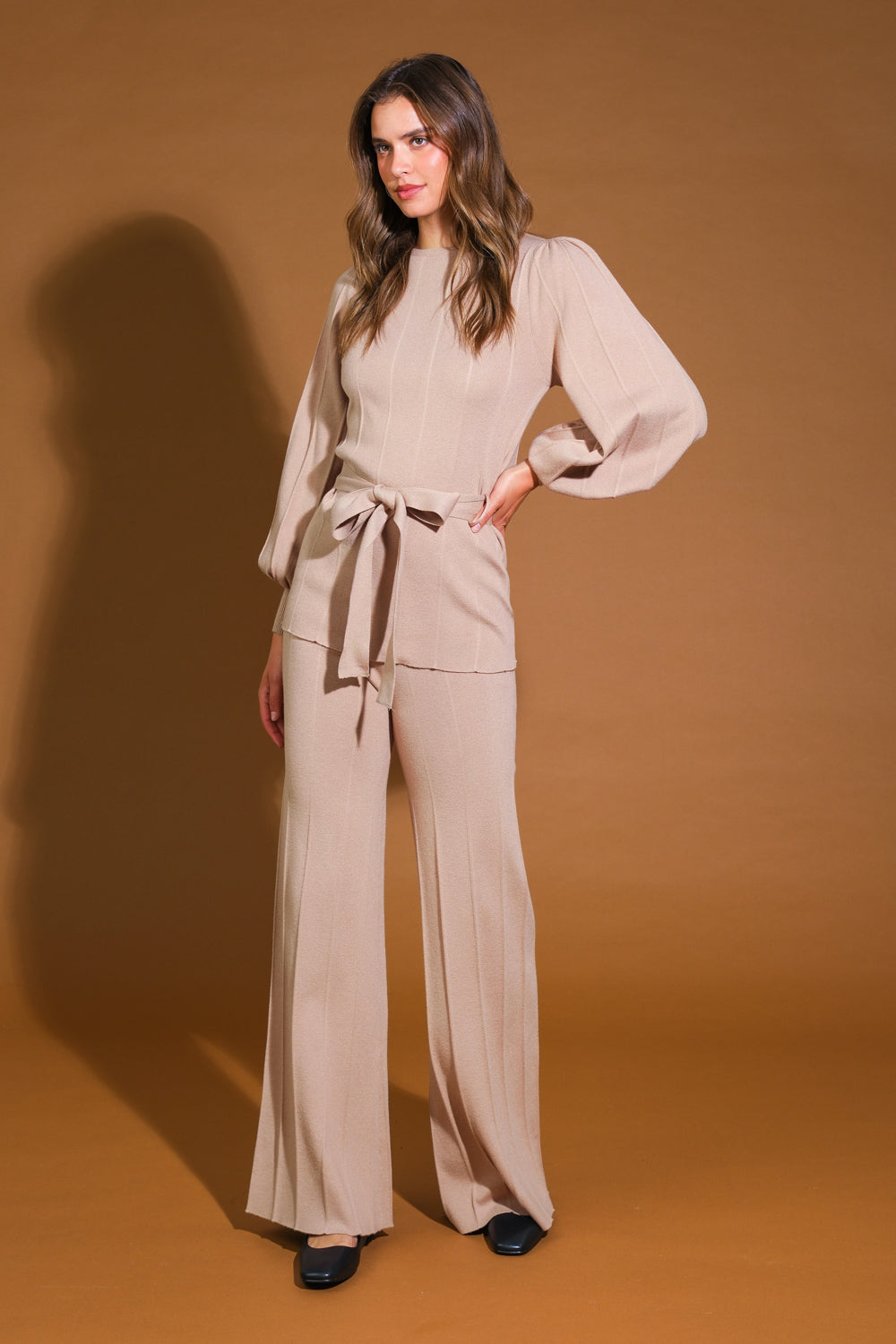 SMILE WHEN YOUR SAD SWEATER TOP AND PANT SET