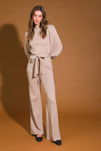 SMILE WHEN YOUR SAD SWEATER TOP AND PANT SET