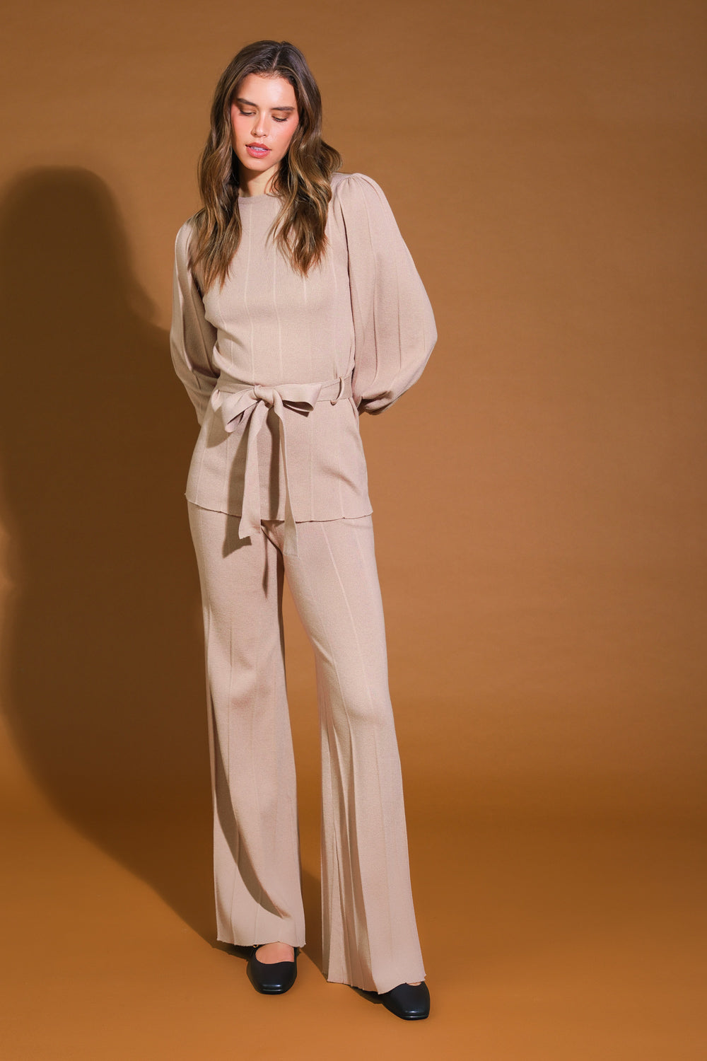 SMILE WHEN YOUR SAD SWEATER TOP AND PANT SET