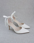 Wedding Pumps with Amaryllis Crystal Strap
