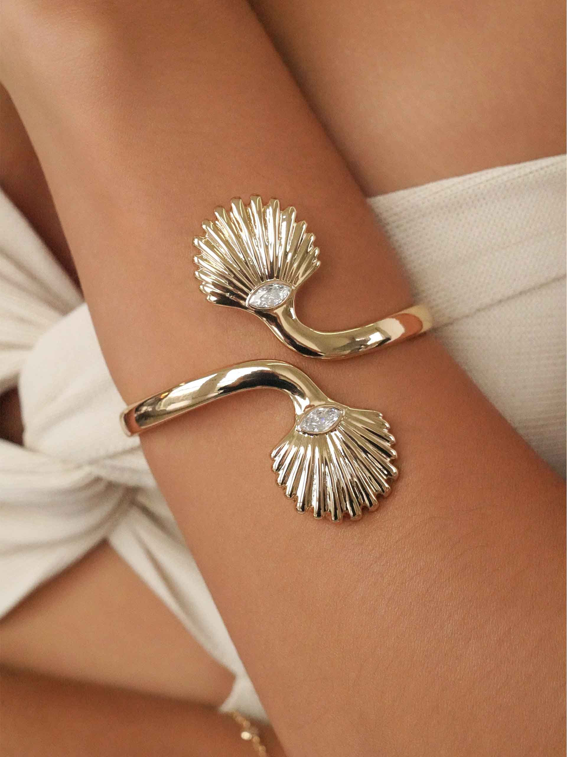 Santorini Shell Cuff
