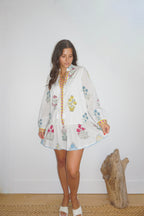 Carrie Dress in Mixed Print Floral