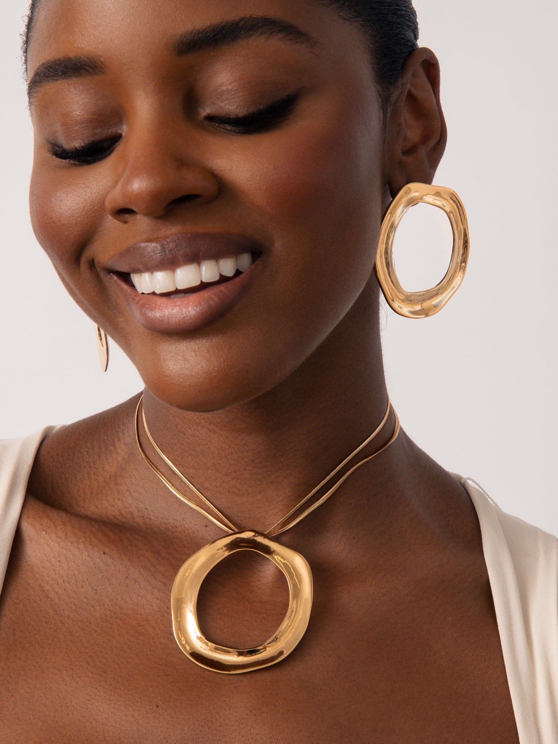 Open Circle Necklace