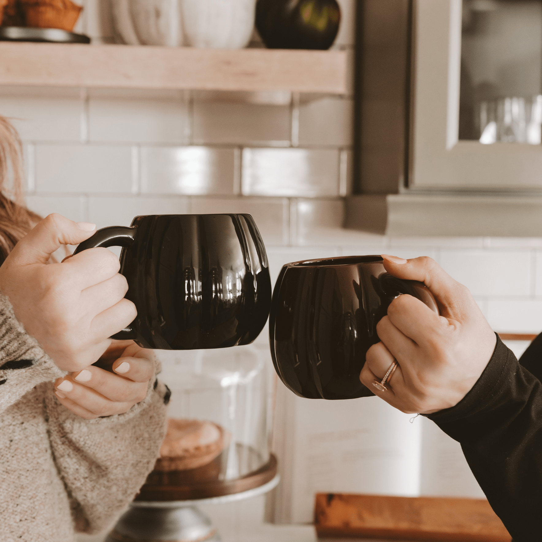 Black Pumpkin 19oz. Figurine Coffee Mug