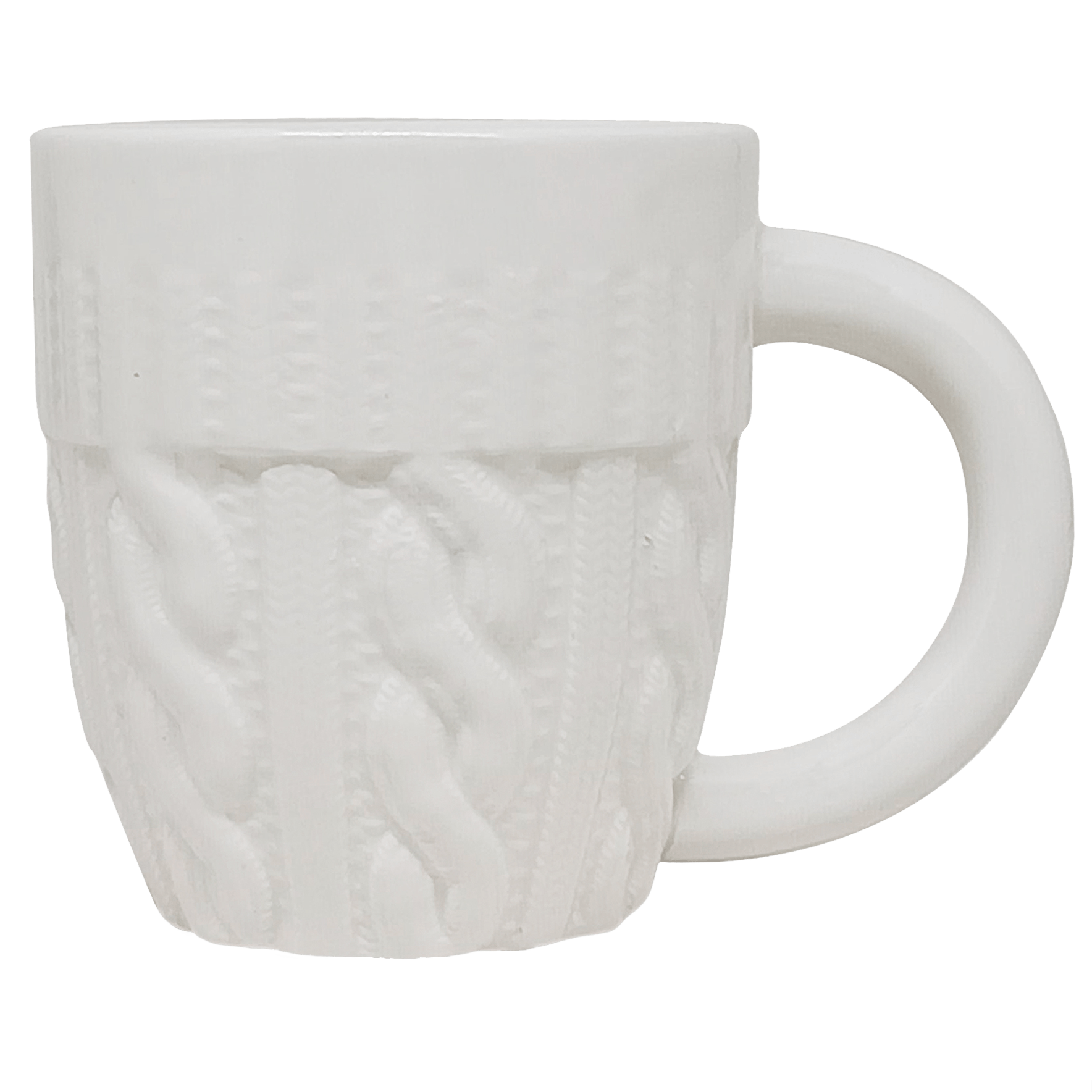 Cream Sweater 18oz. Figurine Coffee Mug
