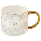 Mrs 14 oz Gold Handle Coffee Mug