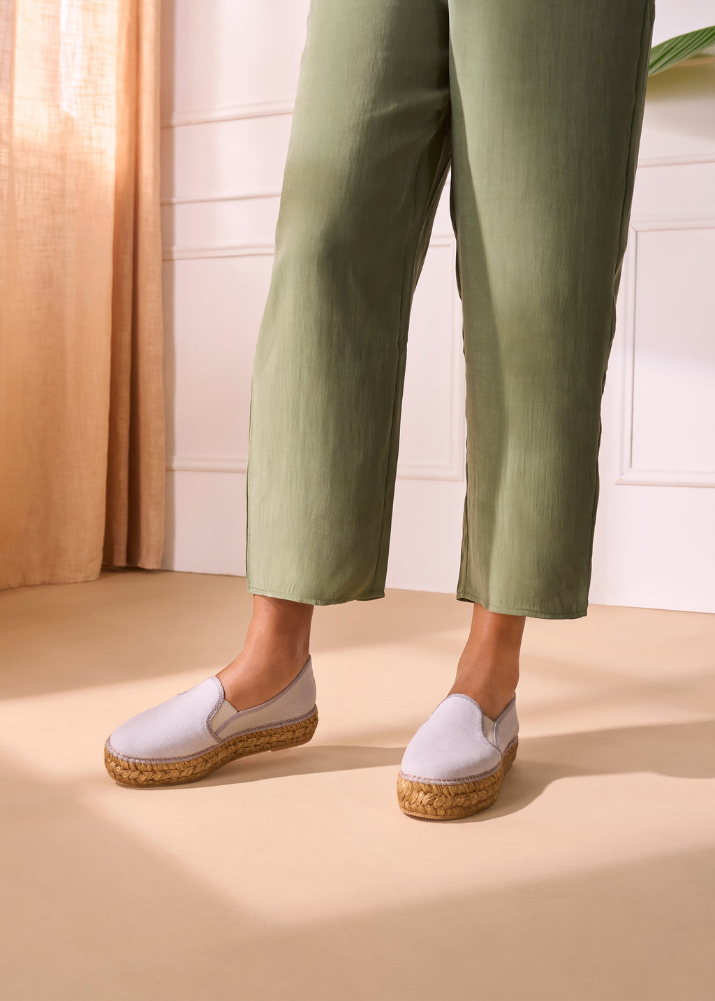Castell Canvas Espadrille Platforms