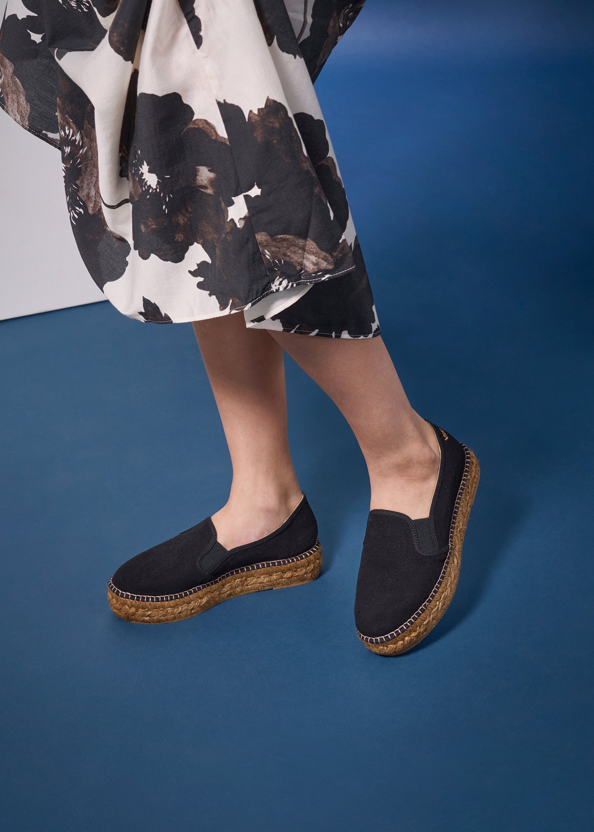 Castell Canvas Espadrille Platforms